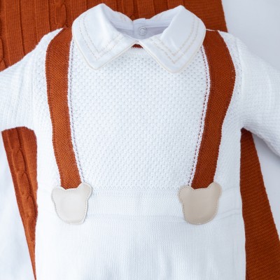  Saída de Maternidade Suspensório - Ferrugem